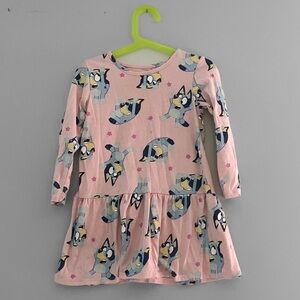 Adorable Pink Bluey Dress
